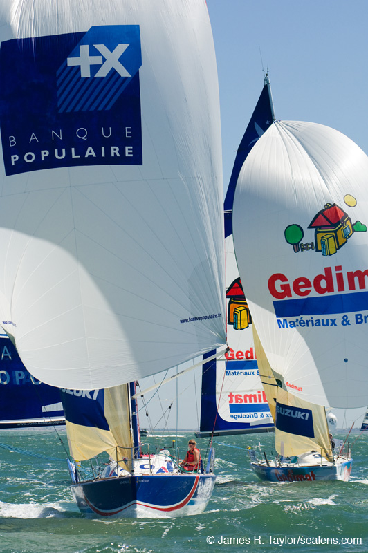 Jeanne Gregoire, Banque Populaire, Prologue La Rochelle, Figaro 2008